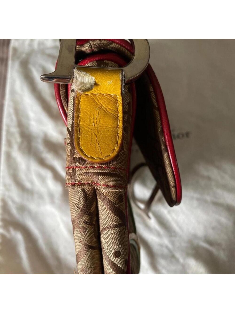 Dior Rasta Saddle Bag - Vintage by John Galliano - Picture 7 of 8